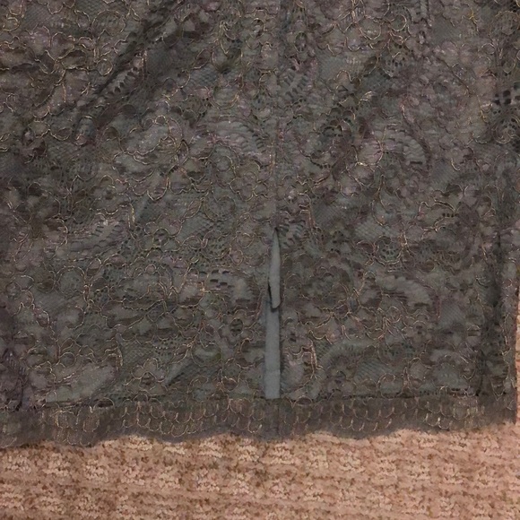 Adrianna Papell Lace dress size 2- sage/grey color from Nordstrom - Picture 5 of 6